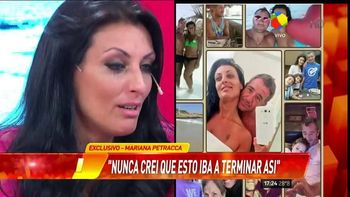 Mariana Petracca recordó a su expareja: Nunca creí que esto iba a terminar así