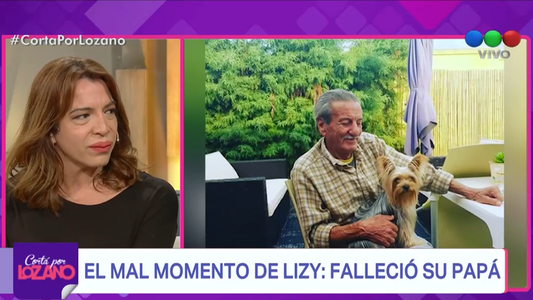 El dolor de Lizy Tagliani: Falleció su papá