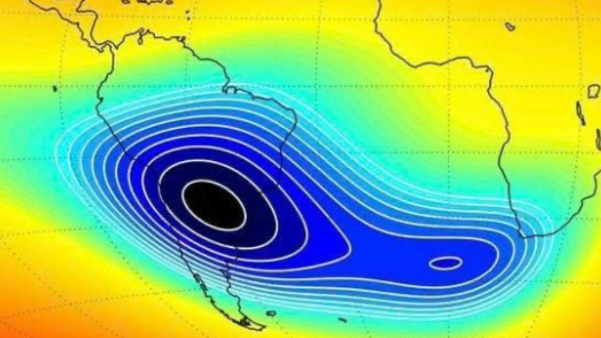 Una extraña anomalía magnética crece sobre Sudamérica y ya impacta en Argentina
