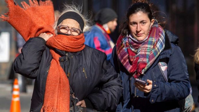 Ola polar: hay 15 provincias bajo alerta amarilla por frío extremo, nieve y viento