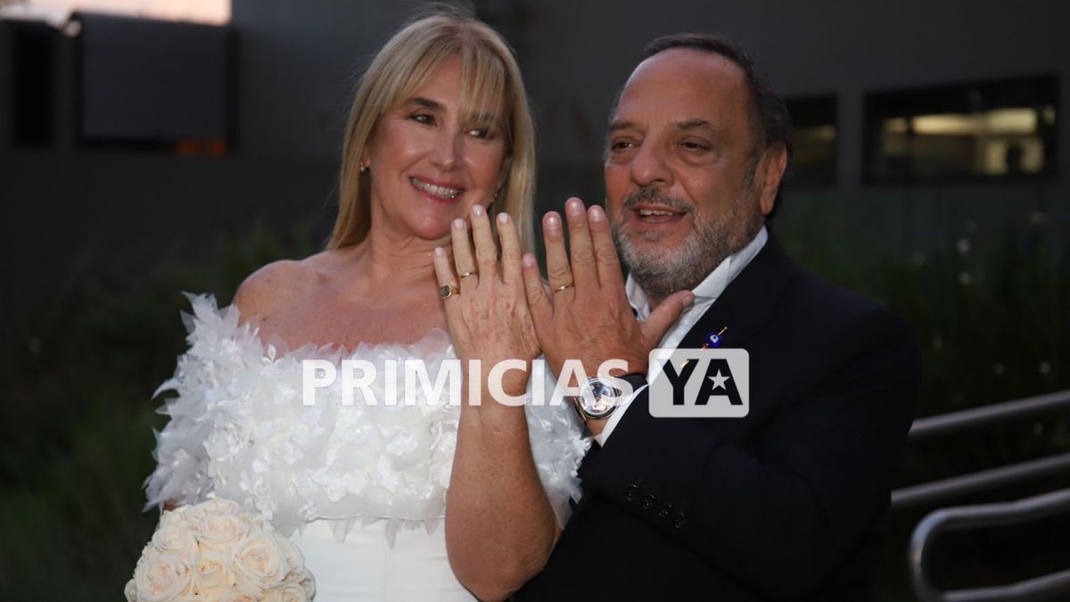 Baby Etchecopar se casó con Silvia Cupeiro tras siete años: fotos exclusivas