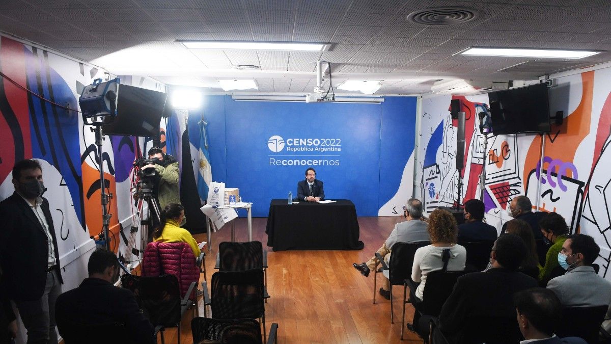 Marco Lavagna, el titular del Indec, dio detalles sobre el operativo del Censo 2022. (Foto: Télam) 