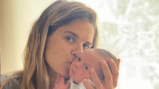 Micaela Vázquez y la foto sin filtros con su hijo Baltazar: Cansados pero llenos de amor