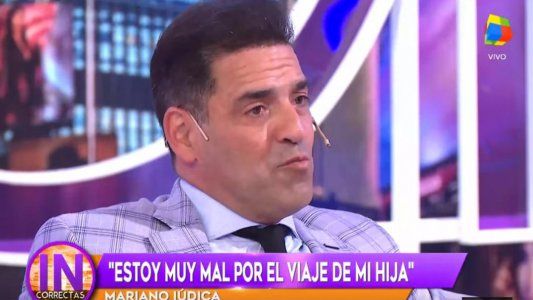 La tristeza de Mariano Iúdica por el momento de su hija Bernarda