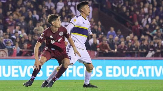 Boca le ganó a Lanús sobre el final con un gol de Darío Benedetto y es el único puntero de la Liga Profesional