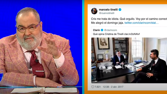 Jorge Lanata volvió a la tv y se desquitó con Tinelli: Mostró varios tweets donde elogiaba al macrismo