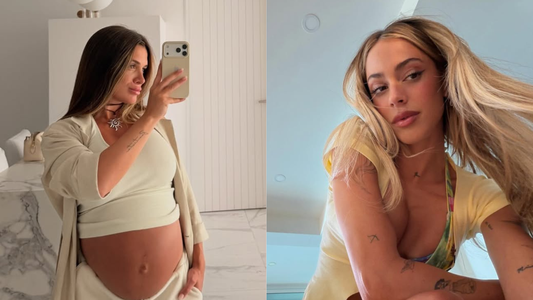 Camila Homs fue mamá y el nombre de su bebé desató una fuerte polémica con Tini Stoessel