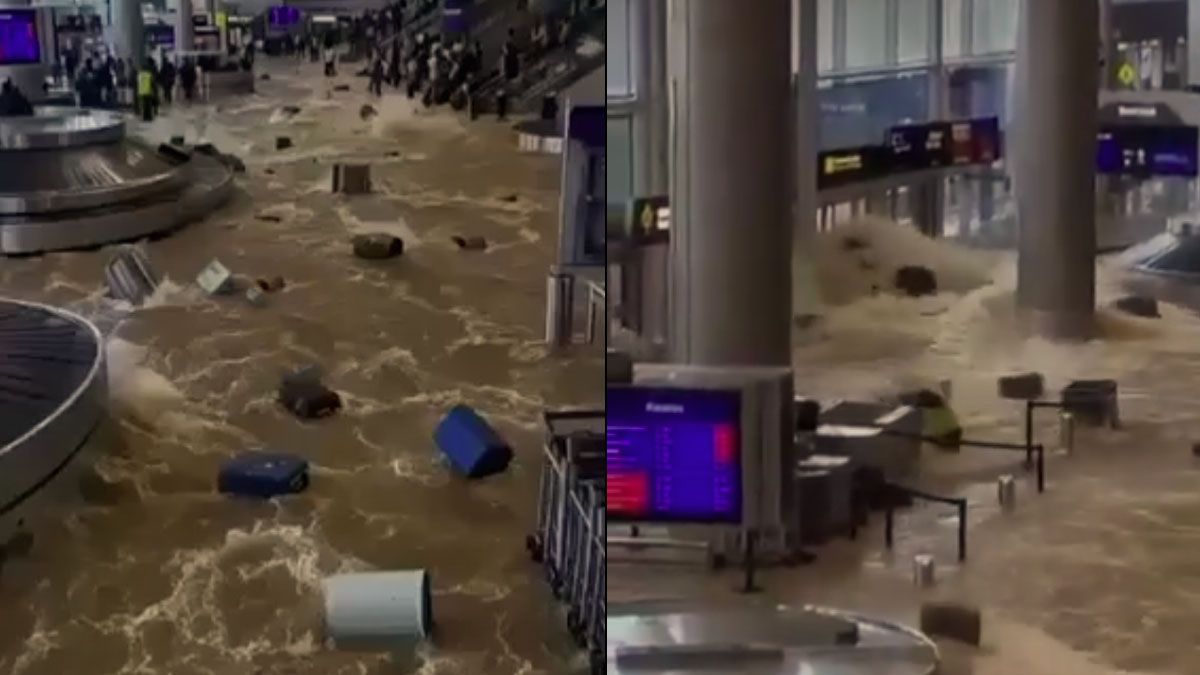 Caos total en el aeropuerto de Bangkok