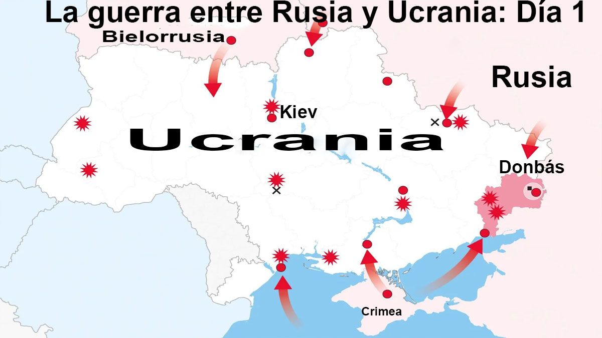 El 24 de febrero de 2022, Rusia inició la tan anunciada invasión sobre Ucrania (Foto: Archivo)