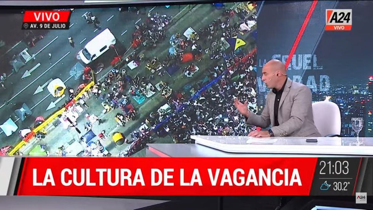 Esteban Trebucq sobre el acampe en la 9 de julio: Muchos dirigentes recomiendan que no estudien