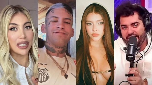 Escándalo doble: Wanda Nara tildó de pulgoso a L-Gante y Homero Pettinato apuntó sin filtro contra su ex, La Reini