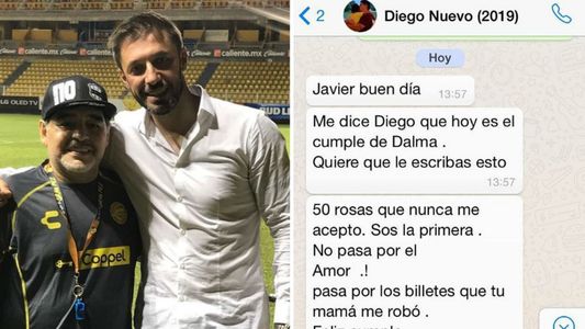 Matías Morla contó el trasfondo del llamativo saludo Diego Maradona a Dalma por su cumpleaños