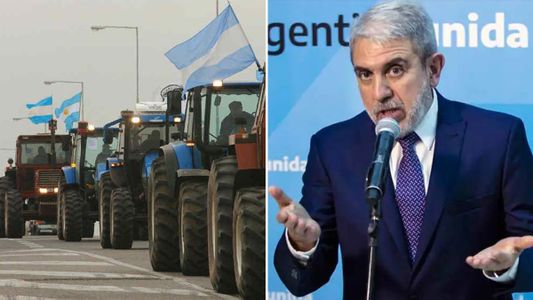 El campo defendió el tractorazo y le respondió con ironías a Aníbal Fernández