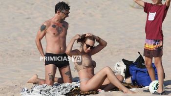 Las fotos de Catarina Spinetta y Nahuel Mutti en las playas de Punta del Este