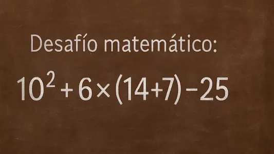 Desafío matemático: ¿en cuánto tiempo lo podés resolver?
