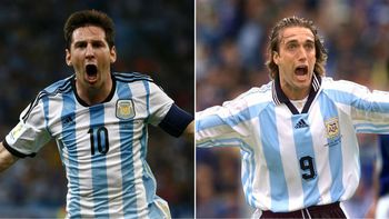 El mensaje de Gabriel Batistuta a Leo Messi por igualar su récord de goles mundialistas.