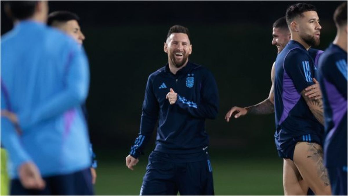 &nbsp;Mundial Qatar 2022: la Selección Argentina se entrenará por primera vez de cara a la final con Francia (Foto: EFE).