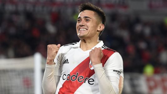 Pablo Solari se estrenó como goleador en River con un doblete ante Newells