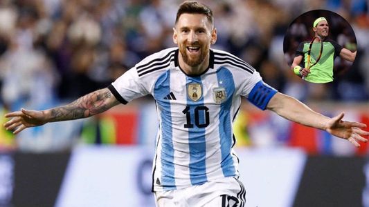 Lionel Messi respondió a los elogios de Rafael Nadal: Me deja...