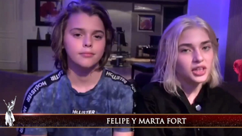 Marta y Felipe recordaron a su papá en el Bailando