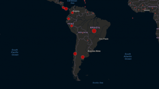 Con las confirmaciones de Uruguay, Venezuela y Surinam, ya toda Sudamérica reportó casos de coronavirus