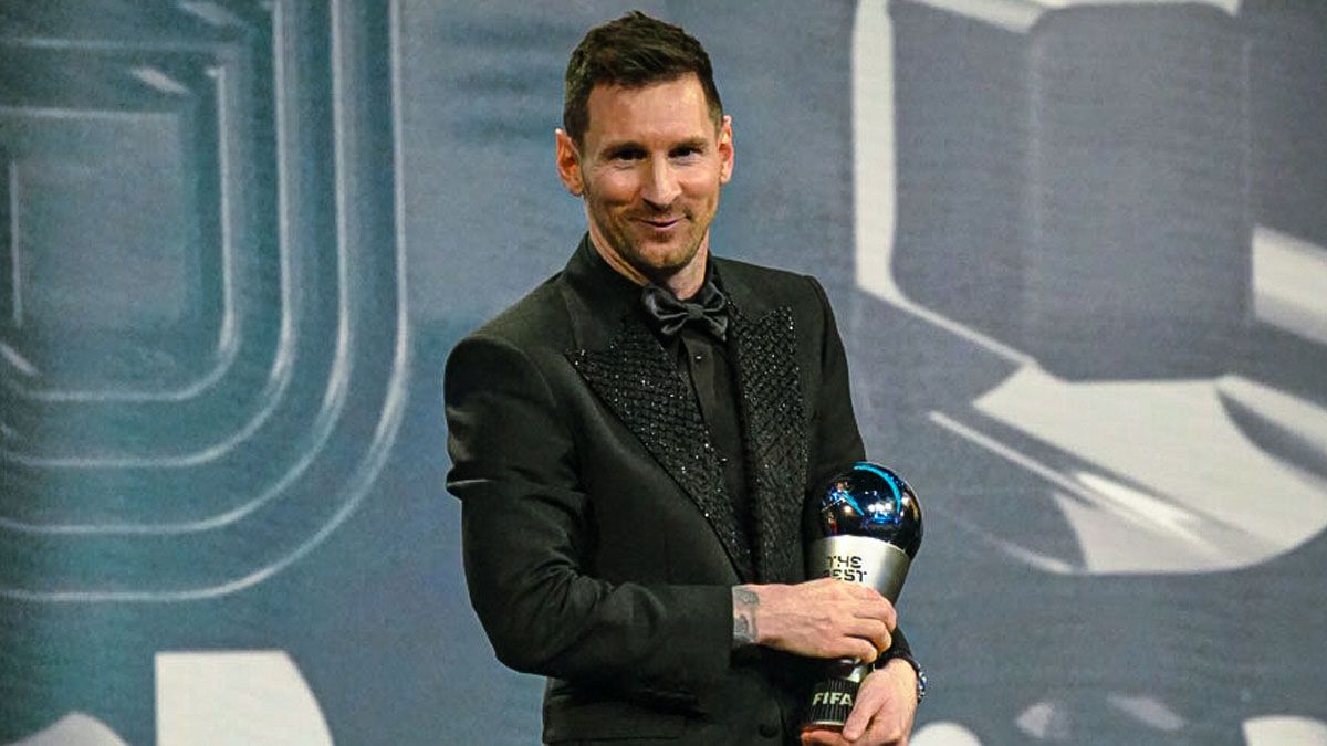 Lionel Messi Mandó A Dormir A Sus Hijos ¡en Plena Ceremonia De Los Premios The Best 2022 7779