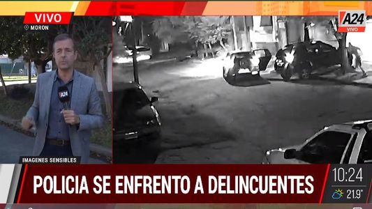 Morón: así un policía evitó a los tiros que le robaran el auto