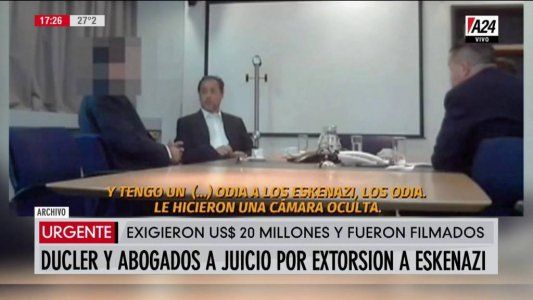 Elevan a juicio la causa contra el hijo de Aldo Ducler, acusado de extorsionar a la familia Eskenazi en 20 millones de dólares