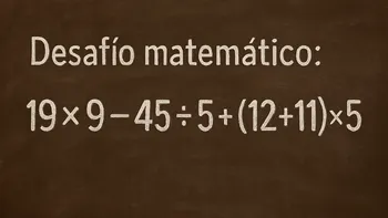 Desafío matemático: muy pocos lo resuelven antes de los 10 segundos