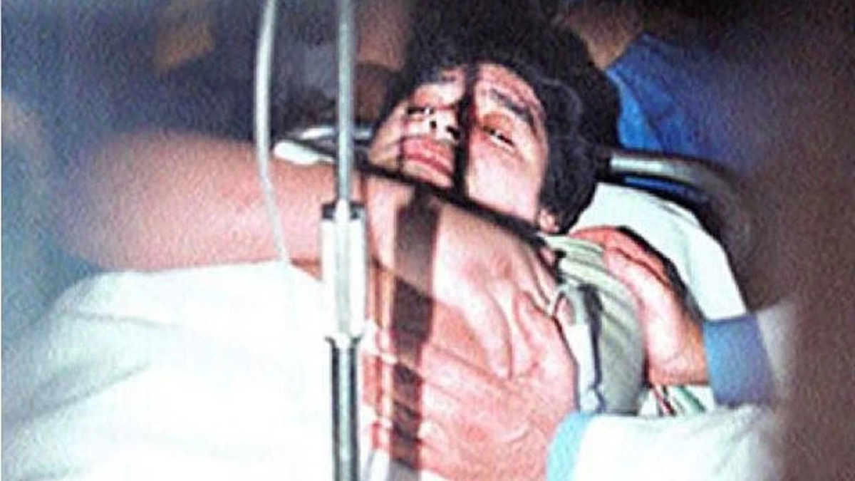 Imágenes de Diego Maradona en Uruguay en el 2000 cuando estuvo al borde de la muerte. 