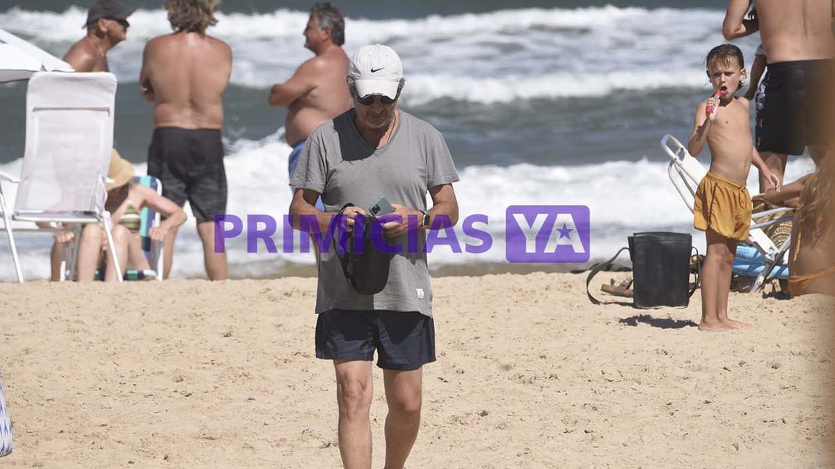 Ricardo Darín en Playa Brava. 