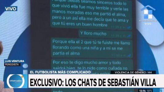 Los fuertes chats de Sebastián Villa: No sé qué me pasó, se me fueron las luces