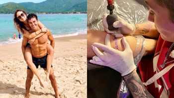 El particular motivo por el que Mariano Martínez se tatuó el nombre de su mujer