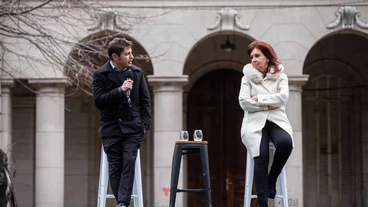 Axel Kicillof y Cristina Kirchner, cuando la relaci&oacute;n entre ambos era distinta.