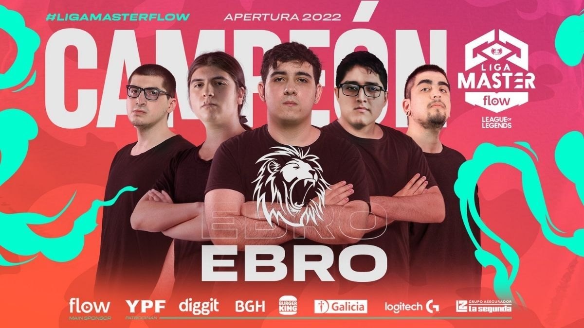 Ebro se llevó su primer campeonato en la Liga Master Flow.