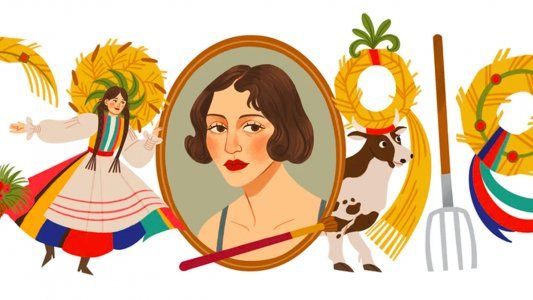 ¿Quién fue Zofia Stryjeńska, la artista que homenajeó hoy Google con su tradicional doodle?