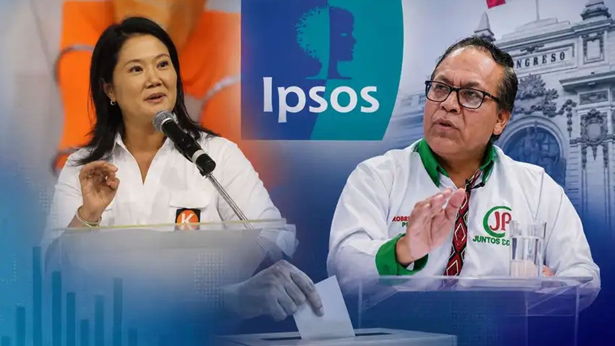 La agencia IPSOS también da un margen muy cerrado en la elección, pero da como ganador al candidato de izquierda. (Foto: Gentileza IPSOS)