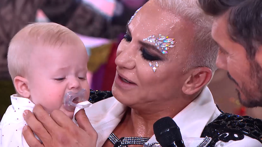 Emoción en el Bailando por la presencia de Dionisio, el hijo de Flavio Mendoza