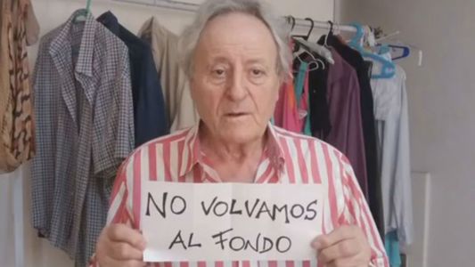 Polémico spot de actores K: Roberto Carnaghi participó engañado