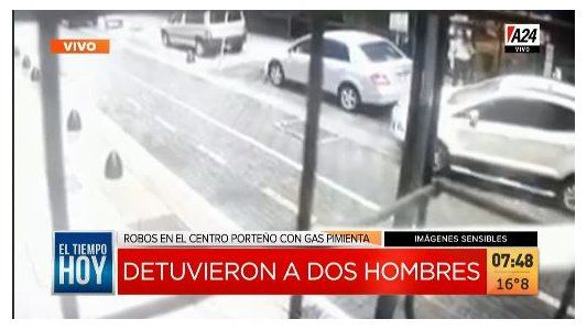 Caen dos ladrones que usaban gas pimienta con sus víctimas