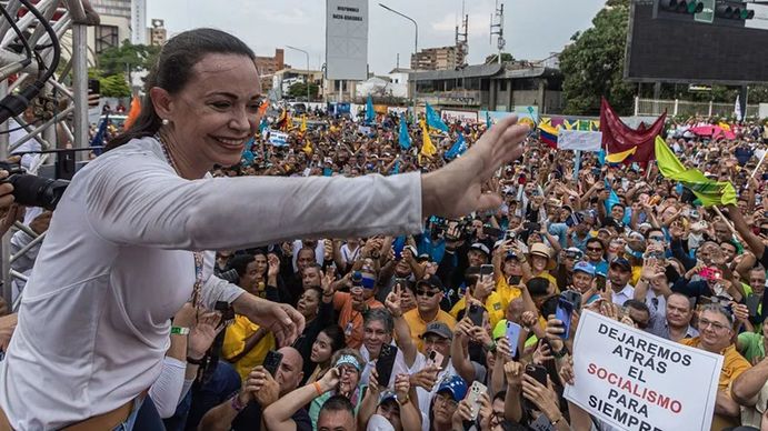 Asunción de Nicolás Maduro: Corina Machado convocó a una protesta en Venezuela