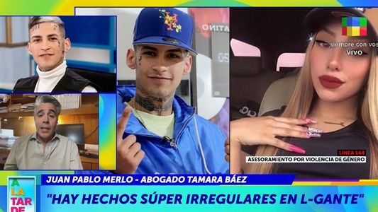 Grave denuncia de Tamara Báez contra L-Gante en medio de rumores de romance con Wanda Nara