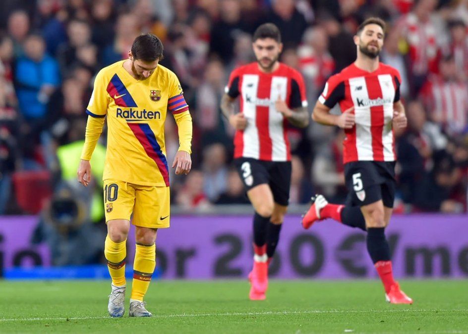 Copa del Rey: Al Barcelona de Messi no le sale nada y quedó afuera sobre la hora con Athletic Bilbao