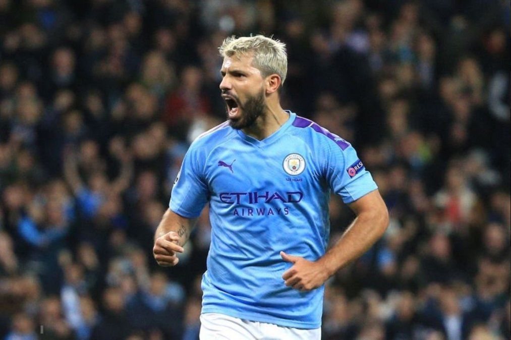 Champions League: doblete de Agüero y triplete de Sterling en el 5-1 de Manchester City ante Atalanta