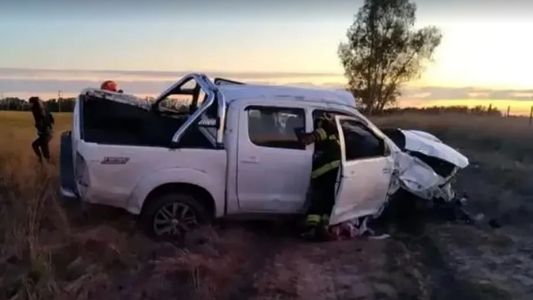 Rutas trágicas: una familia volcó su camioneta en Villarino y murió una beba de 6 meses