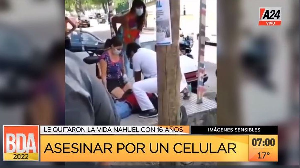 Bajo Flores: apuñalaron a un joven de 16 años por el celular. (Captura de Tv)