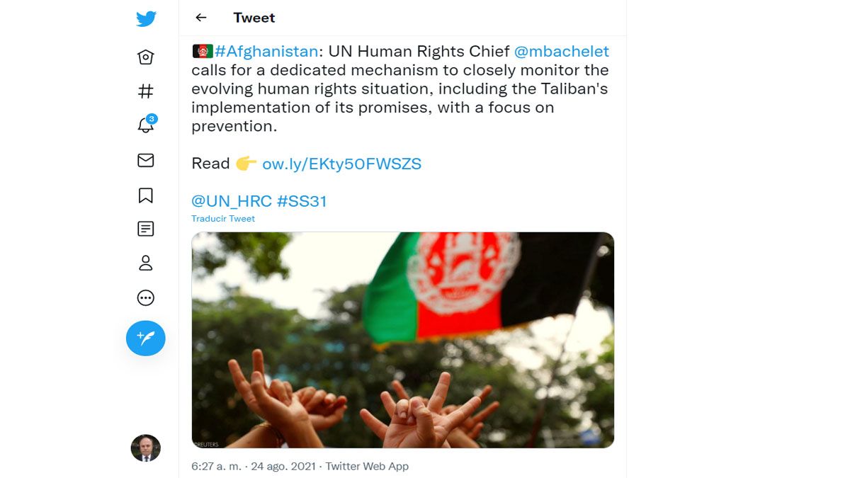 Las Naciones Unidas activaron de emergencia un monitoreo de la situación de las mujeres y las niñas afganas ante el regreso de los talibanes al poder (Foto: A.C.ONU. DD.HH.)