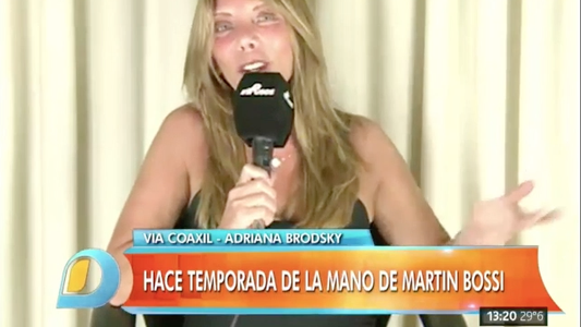 Adriana Brodsky deschavó los amoríos de Martín Bossi