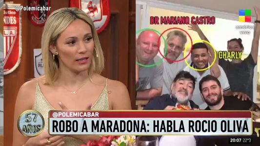 Rocío Oliva sobre Charly, el hombre señalado por el robo al country: Era funcional a Diego (Maradona)