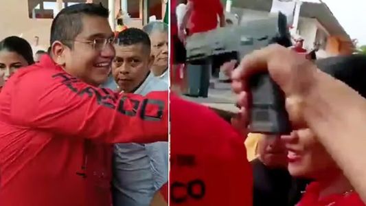 Asesinaron en México a un candidato a alcalde: el video del brutal tiroteo